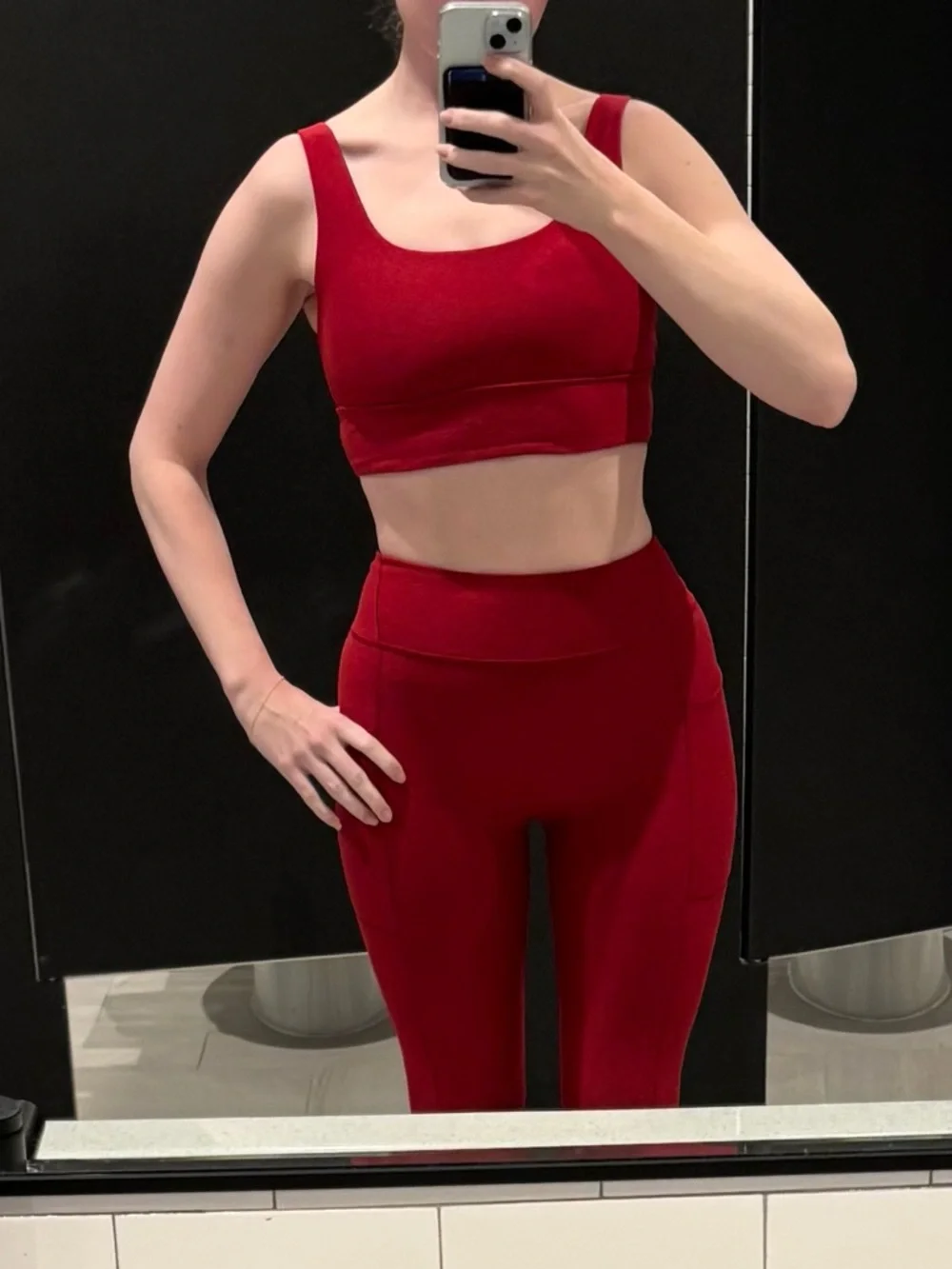 VSX LuxMarl Legging & Longline Sports Bra Set - Picture 4 of 5